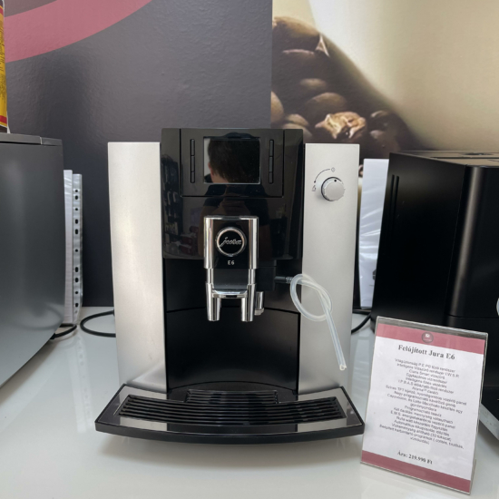 Jura E6 automata kávéfőző 12 hónap garanciával