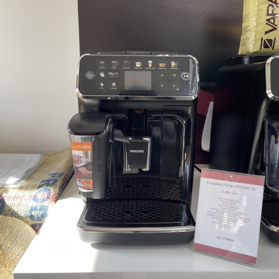 Philips EP4349/70 LAtte Go kávéfőző 12 hónap garanciával